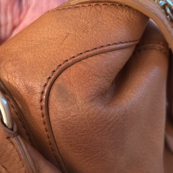 Vintage leather Michael Kors bowler bag - Picture 8 of 16